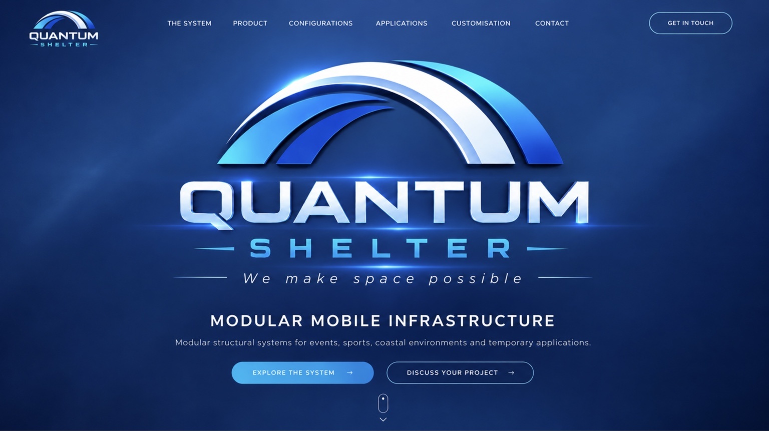 Quantum Shelter — Modular Mobile Infrastructure. We make space possible.