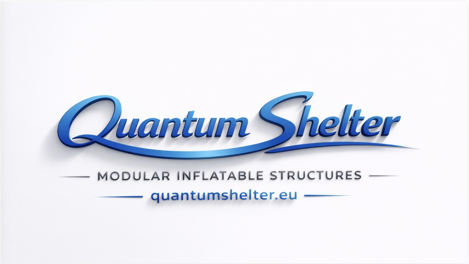 Quantum Shelter brand identity — Modular Inflatable Structures
